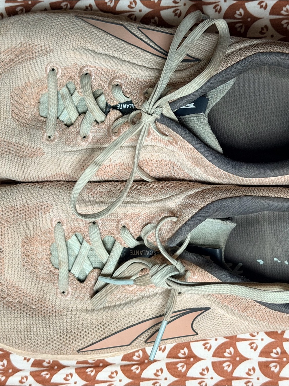 Altra Women's Running Shoes in Blush Pink and Gray